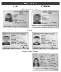 Идёт обмен удостоверений личности и паспортов