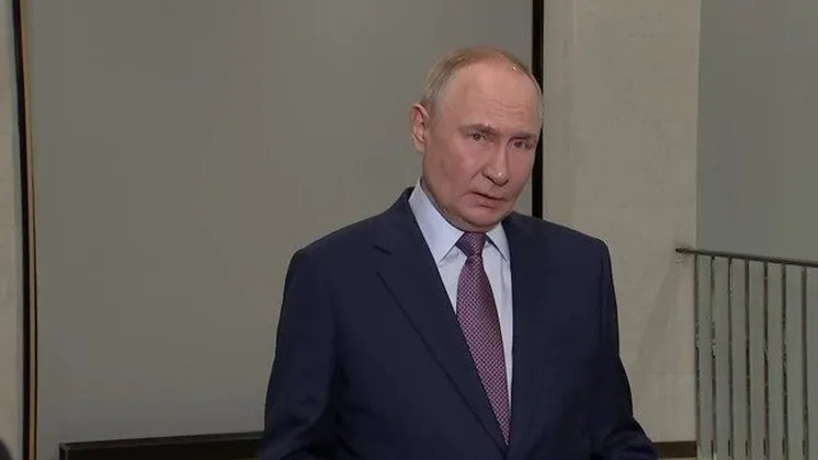 Владимир Путин, стоп-кадр видео