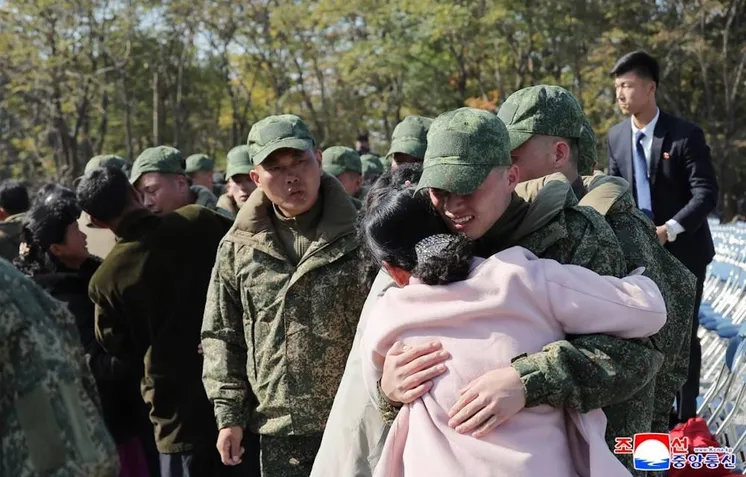 северокорейские военные, вернувшиеся после участия в войне России и Украины