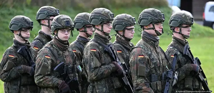 Рекруты бундесвера (13.11.2025)/Фото: Federico Gambarini/dpa/picture alliance