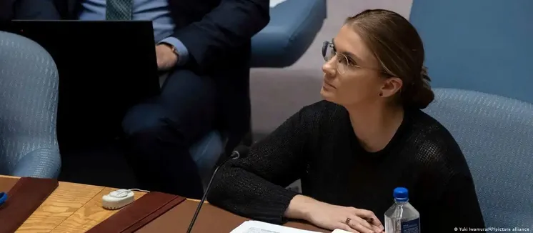 Заместитель постпреда Украины при ООН Кристина Гайовишин/Фото: Yuki Iwamura/AP/picture alliance