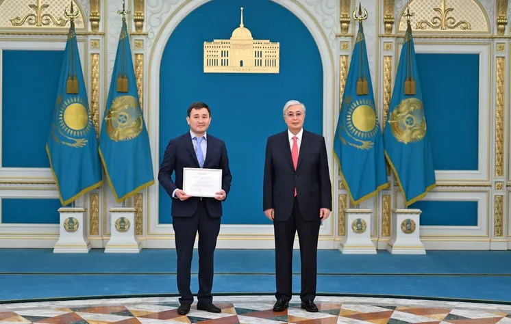 Асет Матаев и Касым-Жомарт Токаев, фото Акорды