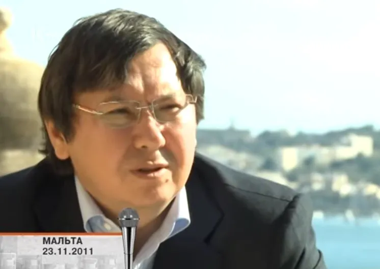 Рахат Алиев, стоп-кадр видео