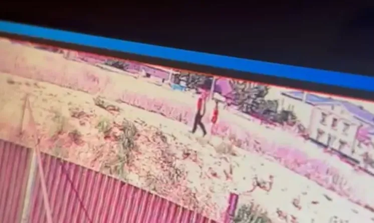 Последние кадры, где запечатлена девочка, прежде чем стать жертвой кульсаринского педофила