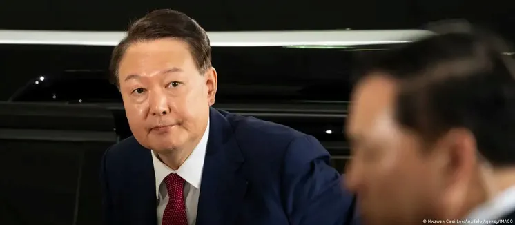 Экс-президент Южной Кореи Юн Сок Ёль (05.07.2025)/Фото: Hwawon Ceci Lee/Anadolu Agency/IMAGO