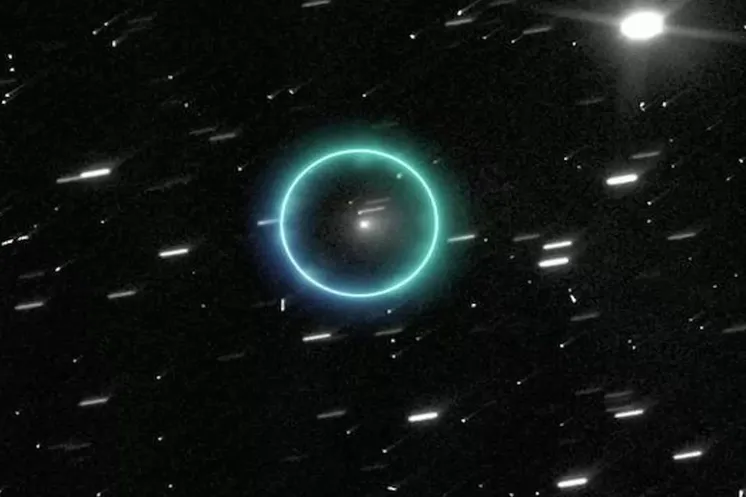 Межзвездный объект 3I/ATLAS, обнаруженный 1 июля 2025 года. Архивное фото NASA