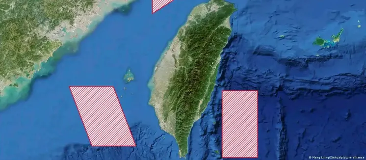 Карта учений Китая (29 декабря 2025 года)/Фото: Meng Lijing/Xinhua/picture alliance