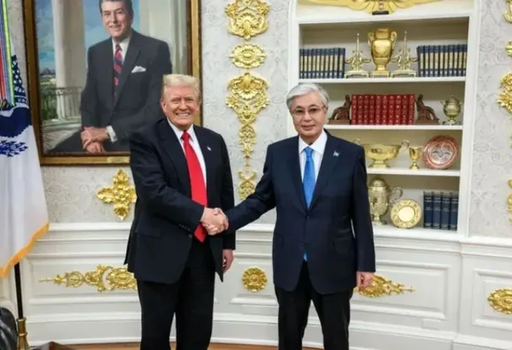 Дональд Трамп пен Қасым-Жомарт Тоқаев / сурет: Ақ үй